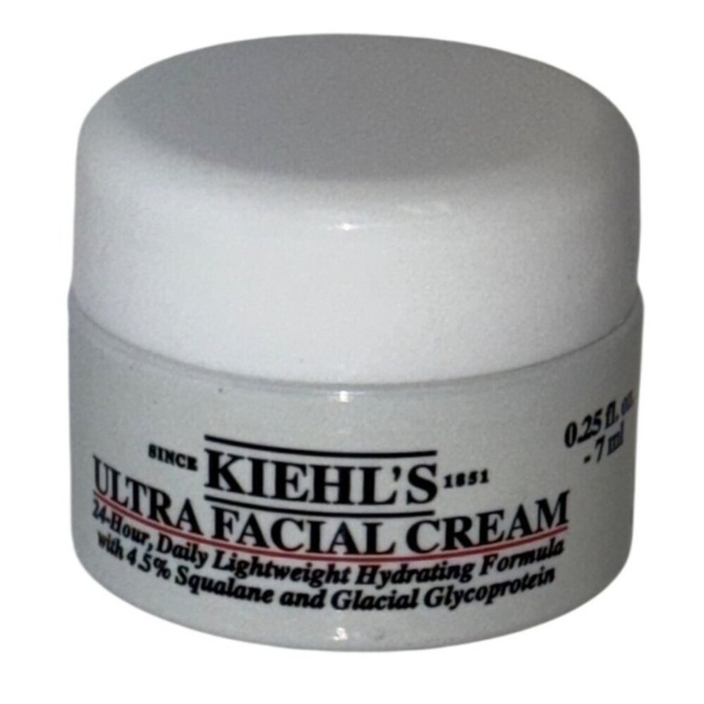 Kiehl's Ultra Facial Cream 24 Hour Daily Lightweight Moisturizer 7 ML Squalane